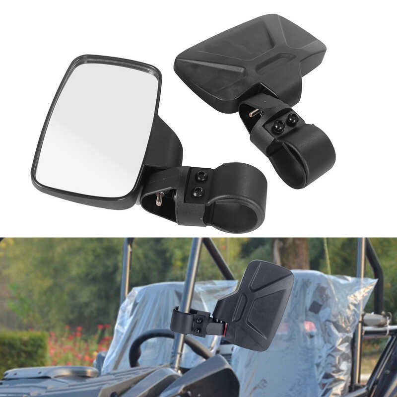 ขนาดใหญ่ ATV ATV กระจกมองหลัง UTV Off-Road ด้านข้างด้านหลังกระจก 2 วงเล็บ 6/7 ซม.REEL