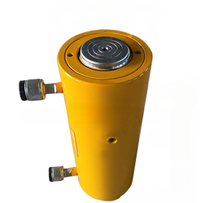 Separated synchronous jacking lateral inverted oil cylinder of electric hydraulic lifter