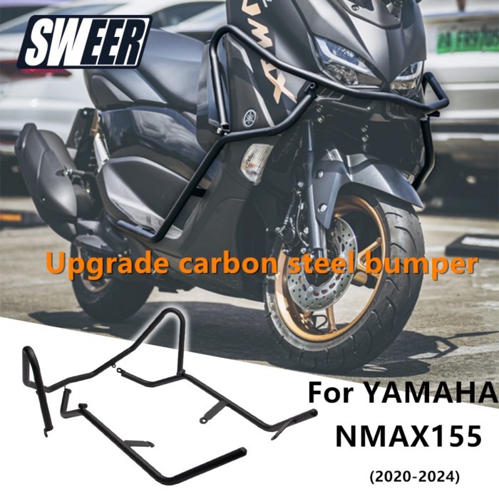 For YAMAHA NMAX155 Nmax155 NMAX 155 Motorcycle Engine Guard Crash Bar Fit Frame Bumper Fairing Prot