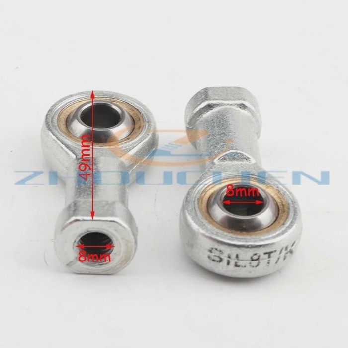 Suitable for 49cc 50cc mini ATV karting four-wheeler 1 pair 8MM left and right threaded steering ro