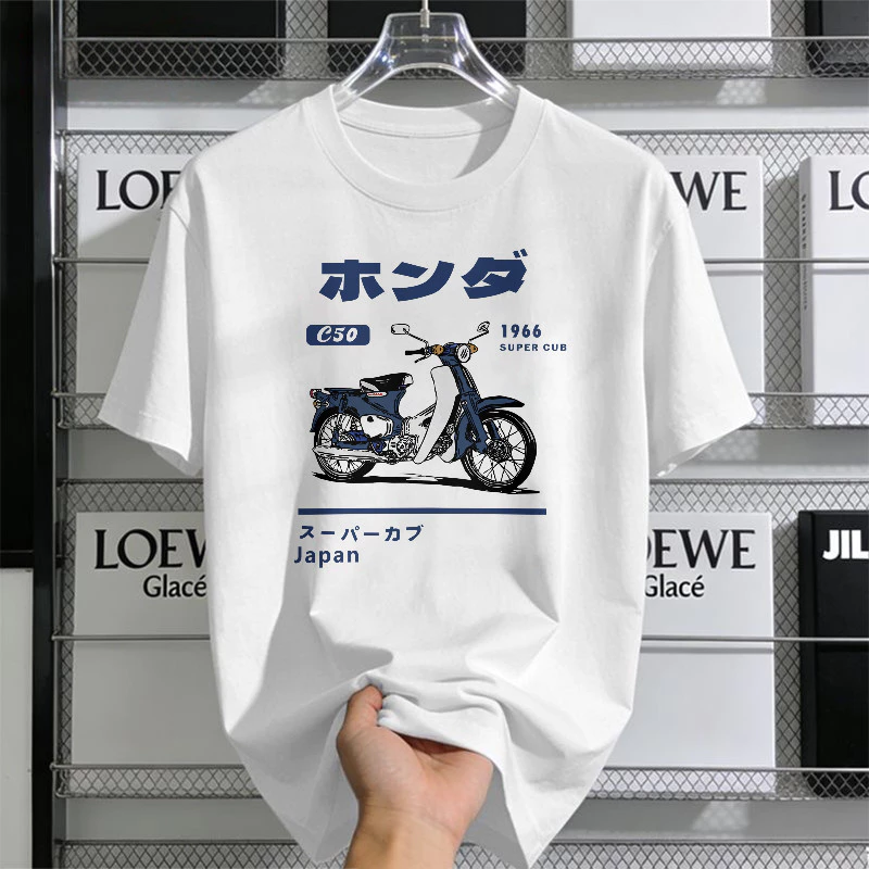 UF35 คอกลม สีดําแขนสั้น ผู้ชาย เสื้อยืด OVERSIZE COOL FASHION NEW YEAR Christmas ลายการ์ตูน CASUAL เสื้อยืดผู้ชาย