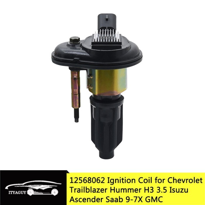 IGNITION COIL FOR GMC CHEVROLET TRAILBLAZER HUMMER H3 ISUZU ASCENDER SAAB 9-7X 3.5L 4.2L (01-) 1256