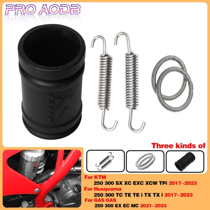 Motorcycle exhaust Exhaust Coupler Silencer Tailpipe Rubber Seal Cover Kit For GAS GAS 250 300 EX E