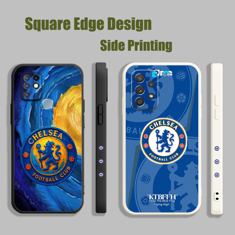 ปลอกสําหรับ Vivo Y91/Y93/Y91i/Y95 Y91C Y15A Y15S Y53 V11i Z3i S1 V21e Y76 เชลซีฟุตบอล Club SDX02 เคส