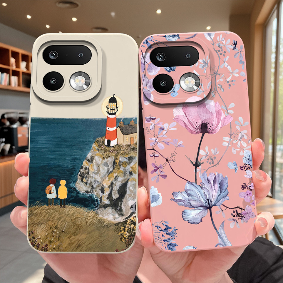 ดอกไม้ที่สวยงามสําหรับOppo Realme16Proแขนป้องกันซิลิโคนอ่อนนุ่มปกหลังสําหรับRealme 16 Pro + กรณีสําหรับRMX513 RMX5120 เปลือกหอยCapaกระเป๋าโทรศัพท์