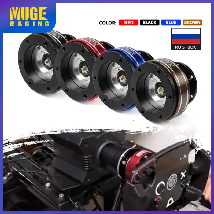 6 Hole Racing Simulator Game Steering Wheel Quick Release Hub Adapter 70MM For MOZA Simagic M10 A/M