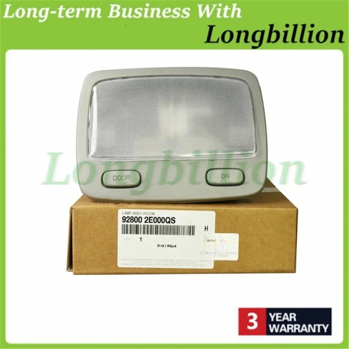 Interior Middle Ceiling Room Lamp Light Assy Grey 928002E000J9,92800-2E000,92800-2E000QS For Hyunda