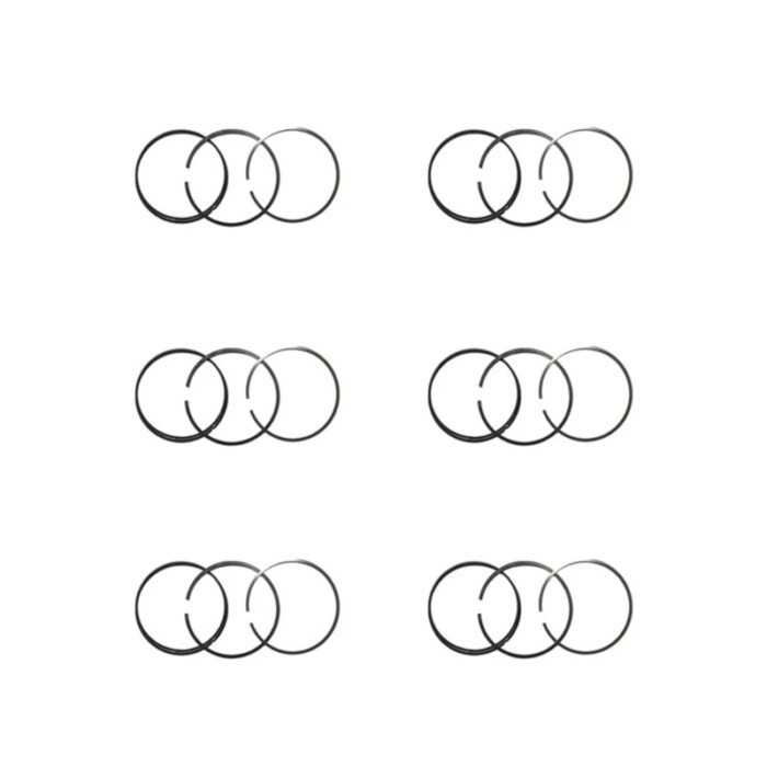 6Pcs Piston Rings Set 85mm For BMW N52B30A 3.0 E90 E92 E60 E83 328i 530i X3 X5 Z4 11257559434 11257