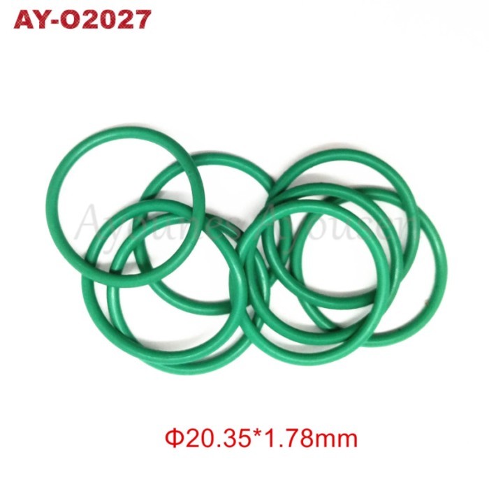 200pieces top quality auto parts fuel injector seals  rubber o rings 20.35*1.78mm  for AY-O2027