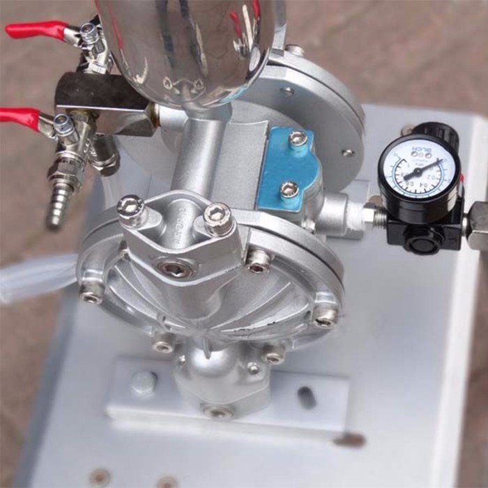 DPA-10 Pneumatic Double Diaphragm Pump Small Paint Spraying Suit Membrane Pump Pneumatic Diaphragm
