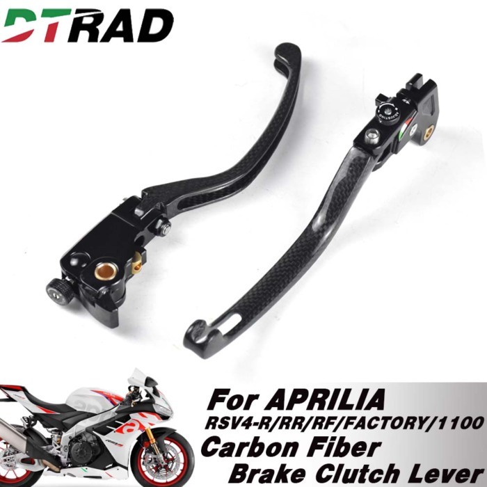 For APRILIA RSV4-R/RR/RF/RSV4 FACTORY/1100 2009-2025 2 Part Carbon Fiber Handle Left Right Racing B