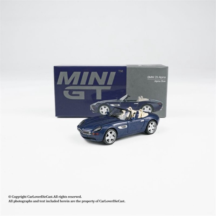 พร้อมส่ง MINIGT 1: 64 BMW BMW Z8 Convertible Alloy Car Model