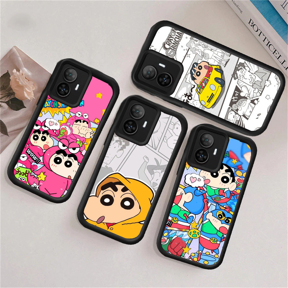 WB32 Crayon Shinchan สําหรับ Hp ชุบ OPPO F17 F19S F21 F19 F11 A95 A96 A98 F15 Pro 5G วัสดุ TPU