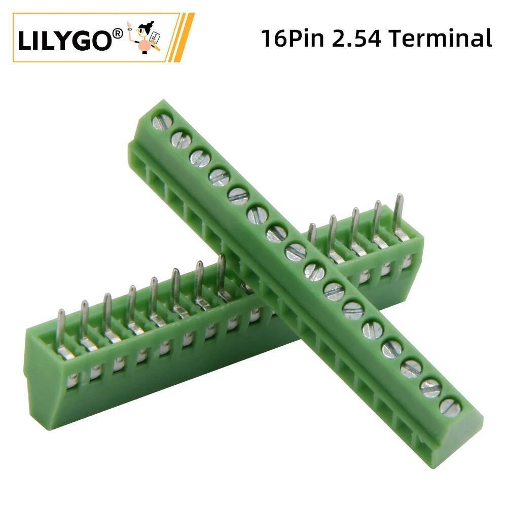 ลิลลี่โก® อุปกรณ์เสริม 16PIN 2.54 มม.เทอร์มินัลสกรูเทอร์มินัลบล็อก 150V 6A สําหรับ T-SIM7000G T-A767