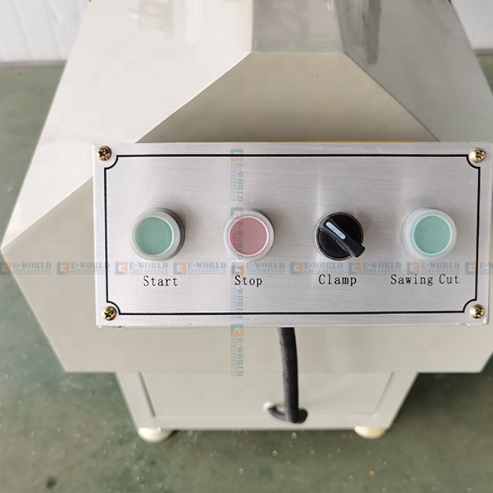 Eworld Pvc UPVC Doors and windows Glazing Bead Cutting Making Machine Low Cost Upvc windows Making