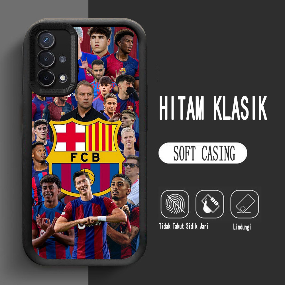 Y-17 Club_Barce_lona ปลอกซิลิโคนสําหรับ OPPO F17 A93 Reno 4F 4 Lite A16K A16E Pro กรณี
