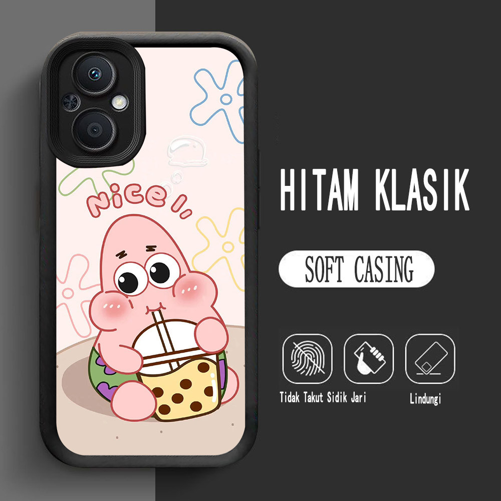 เคสสําหรับ OPPO Reno 8 8Z 7 7Z Lite 5G Soft L-2 น่ารัก SpongeBob