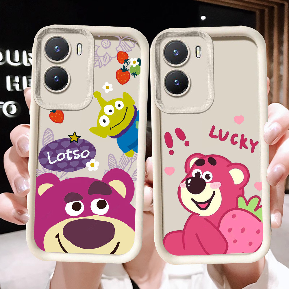 N-17Lotso Soft Casing สําหรับ VIVO Y55 V17 V19 Neo Y75 T1 5G
