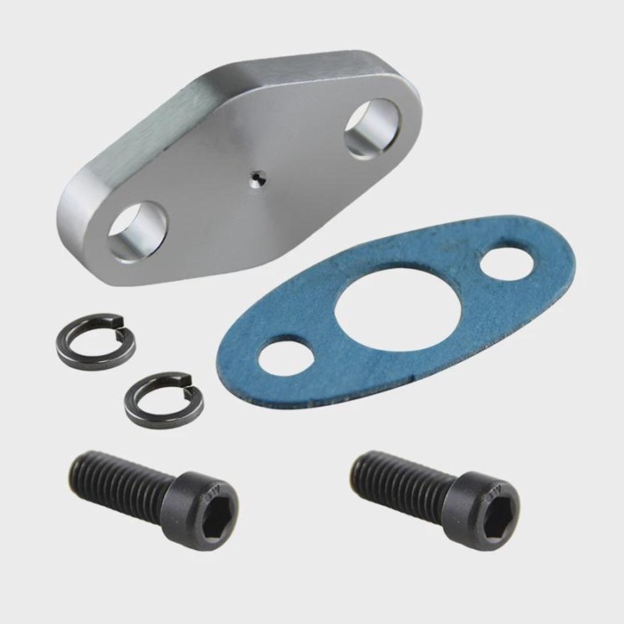 Oil Drain Return Turbo Oil Feed Flange 4AN for T3 T4 T04B T04E T35 T40 T04E T04S GT42 T60 T67 T70 T
