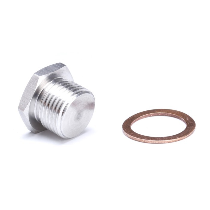 O2 Oxygen Sensor Plug M18 X 1.5 Thread 304 Stainless Steel Fit For American European Japanese Cars