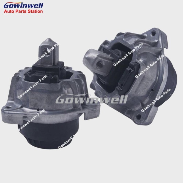 Pair of 2X Engine Motor Mount Rubber Bearing Support For BMW 5 F07 F10 F18 7 F01 F02 F03 F04 3.0D X
