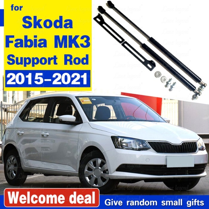 Gas Struts for Skoda Fabia Mk3 NJ Hatchback 2015-2021 Modify Front Hood Bonnet Lift Supports Shock