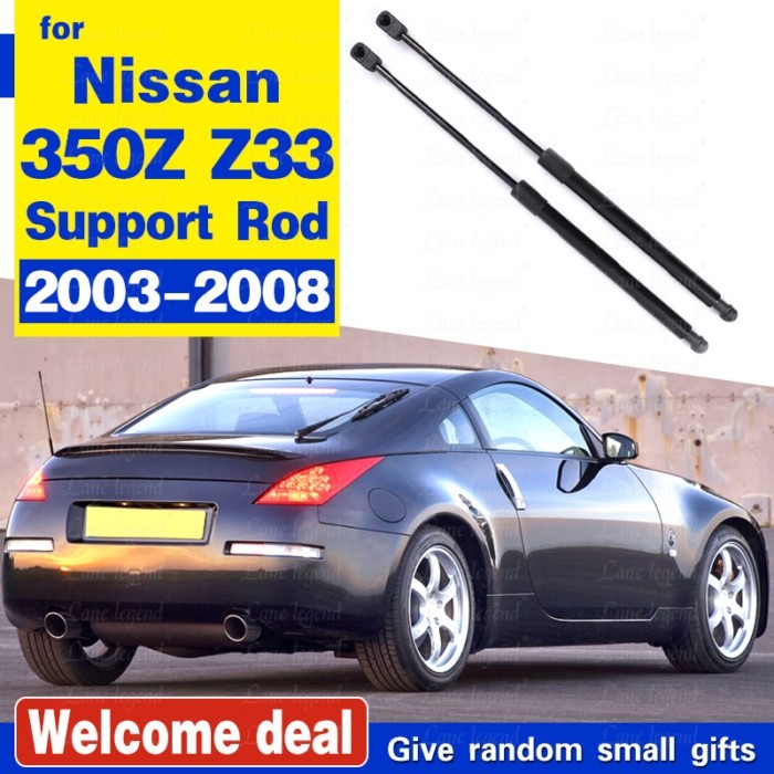 2 x Car Rear Tailgate Gas Strut Bars Trunk Support With Spoiler Car Accessories Strut Bars For Niss