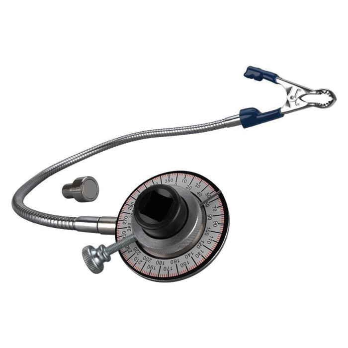 Torque Angular Gauge 360 Adjustable Drive Torque Meter Automobile Angle Torque Measuring Tool Conve