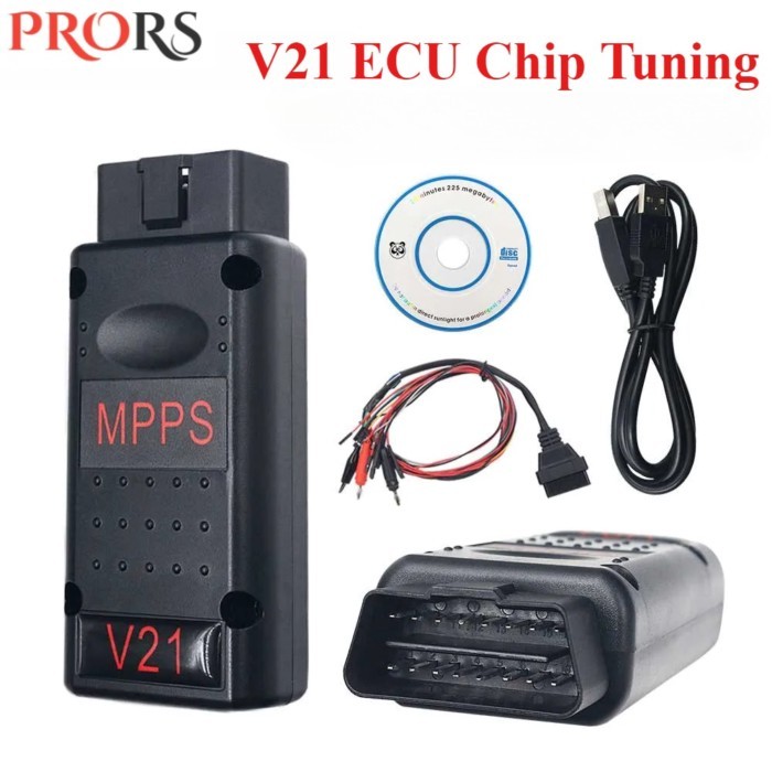 NEW MPPS V21 ECU Programming Tool Unlock Version MAIN+TRICORE+MULTIBOOT with Breakout Tricore Cable