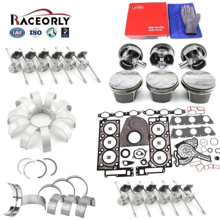 RACEORLY Overhaul Kit Piston Valve For Mercedes C230 E300 2006-2012 M272 2.5L 3.0L