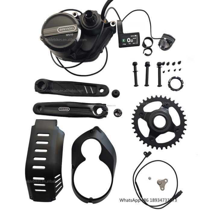 2024 Ready to Ship Bafang M510 48v 250w G522 Mid Motor Kit  With DPC245 BT Display With Different S