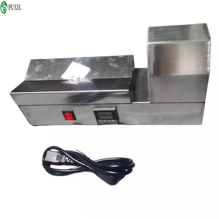 PVC film heat shrinker oil wine manual seal bottles cap sleeve shrink wrapping machine