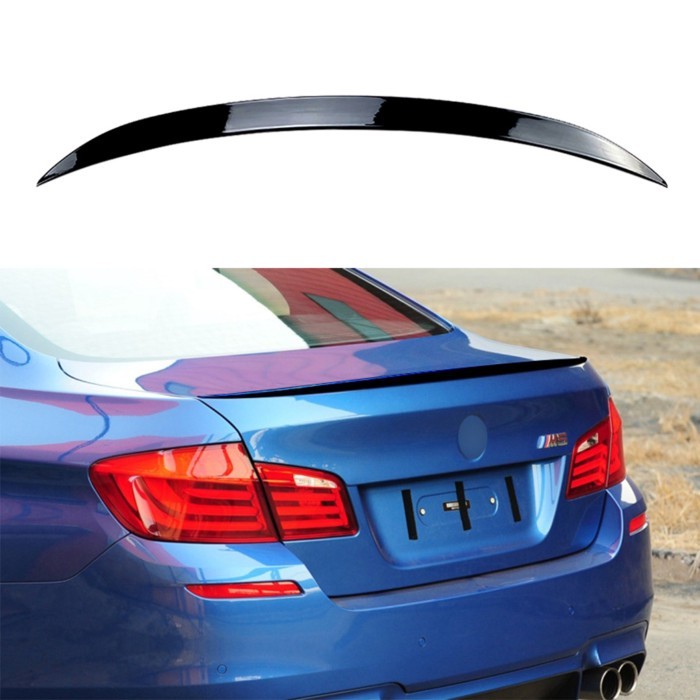 Rear Spoiler For BMW 5 series F10 520i 525i M5 2011-2017 Glossy black Car Rear Wing Trunk Spoiler D