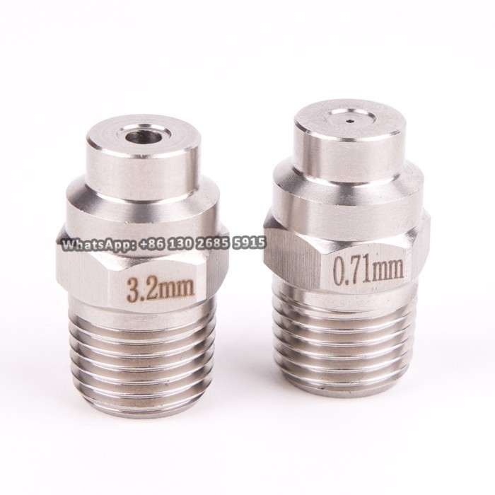 MEG High Pressure Spray Nozzle 1/4 Solid Stream Straight jet Nozzle,0 Degree Solid Cone Nozzle, Was