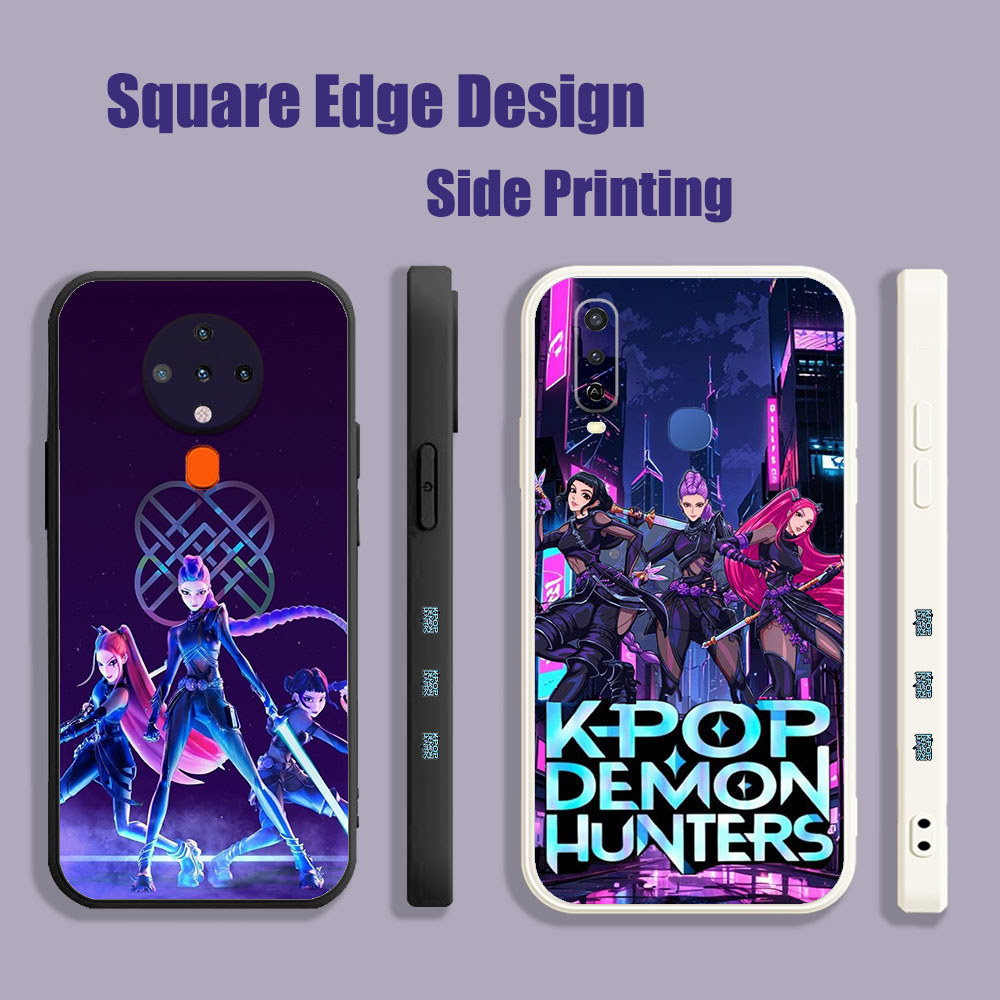 ปลอกสําหรับ OPPO A35 Reno 5K A16E A16K A94 Reno7 Reno7z Reno6 A55 A74 Kpop Demon Hunters วาด ZJQ53 เ