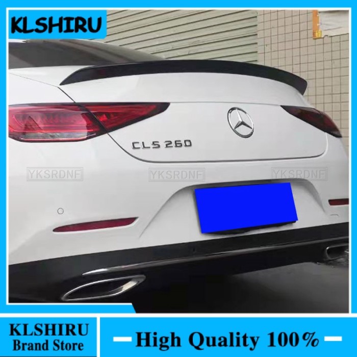 For Mercedes CLS C257 Spoiler 2019-2021 Benz W257 CLS300 CLS350 CLS63 Car Rear Trunk Wing ABS Mater