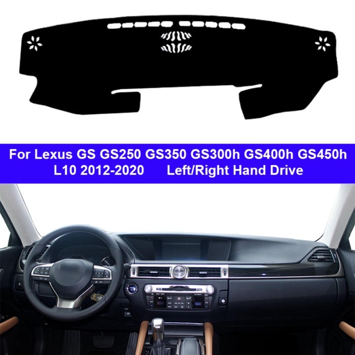 Car Inner Dashboard Cover DashMat Carpet For Lexus GS GS250 GS350 GS300h GS400h GS450h L10 2012 - 2