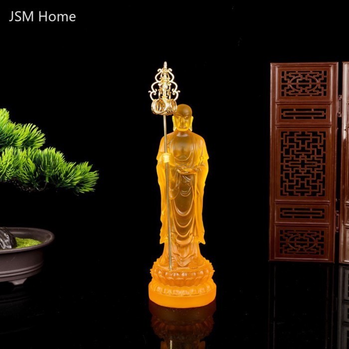 Jizo Statue Home Offerings Buddhist Temple Temple Ornaments Living Room Household Bodhisattva Buddh