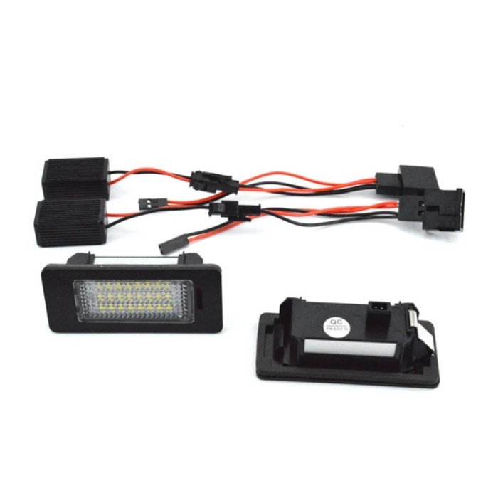 2PCS Canbus Auto Light Led License Plate Light Tail Light Fit for Audi A1 A4 B8 4D 5D A5 S5 2D 5D A