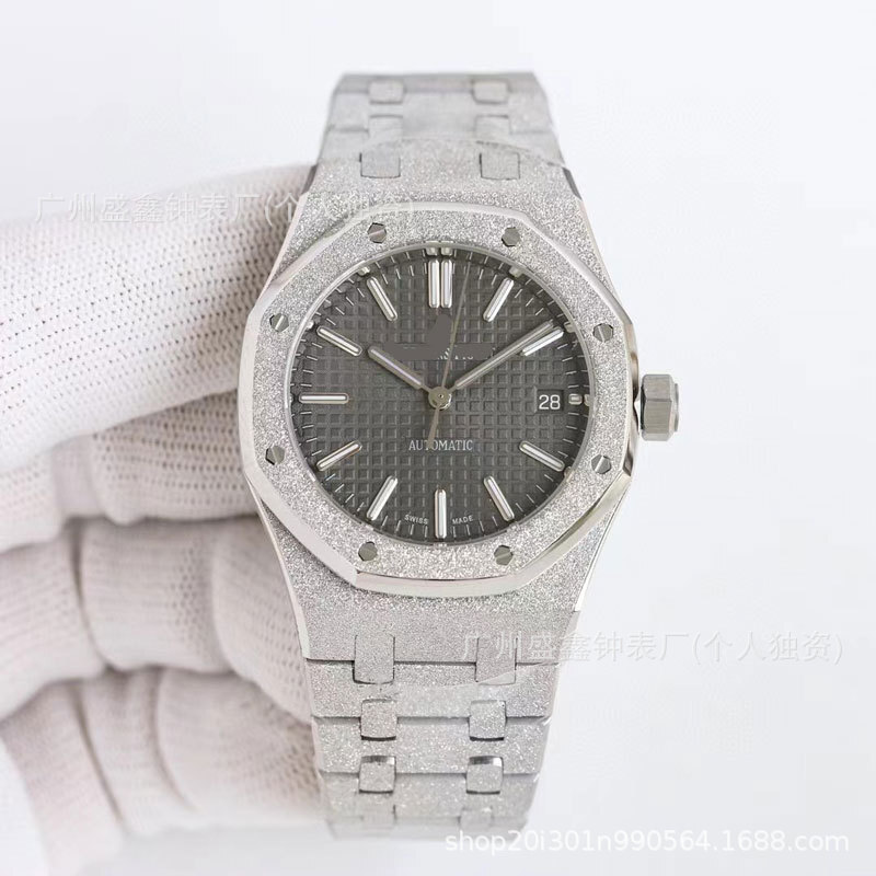 2026 แฟชั่นกีฬา 15454 Oak Offshore Series นาฬิกาข้อมือ Sapphire กระจกคริสตัลอัตโนมัตินาฬิกาผู้ชายผู้