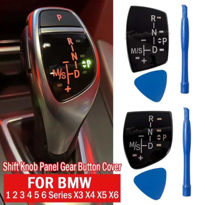 Car Shift Knob Panel Gear Button Cover Emblem M Performance Sticker For BMW X1 X3 X5 X6 M3 M5 F01 F