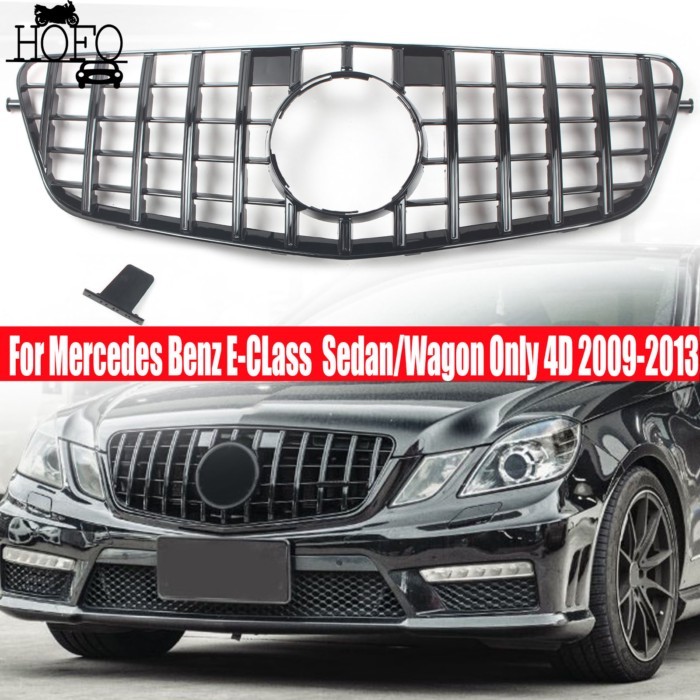 For Mercedes Benz E-CLass W212 E250 E300 E350 E500 E550 E63AMG Front Mask Grille Bumper Grill Facel