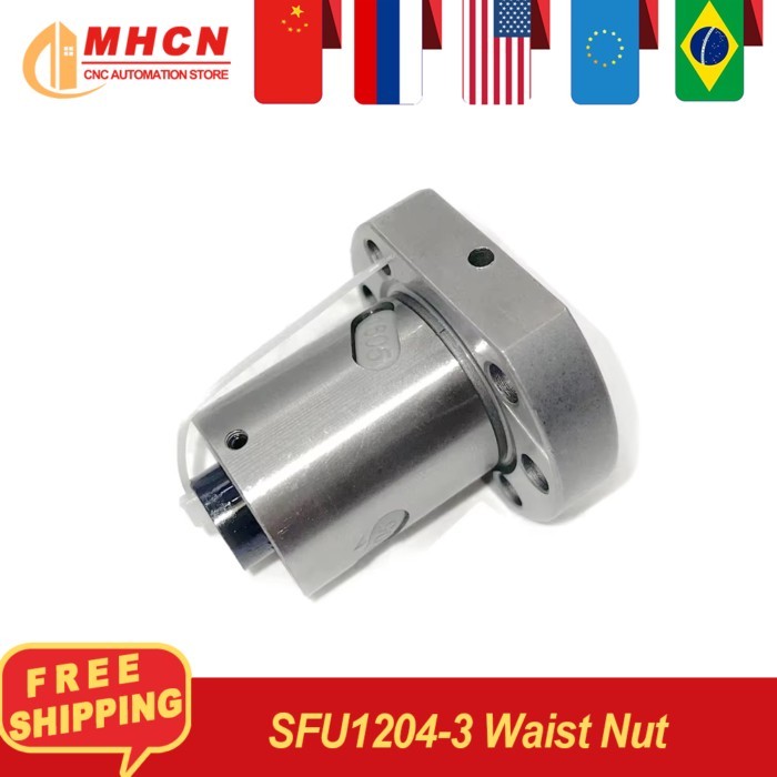 SFU Ball Screw Nut  SFU1204  4mm pitch 12mm diameter screw ball nut for cnc parts