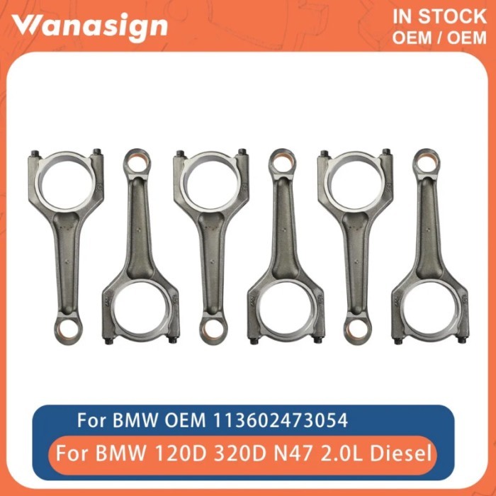 Engine Connecting Rod Fit 2.0 L For BMW X1 X3 X5 E81 E87 F20 F27 120d 123d N47 N47D20 N47D20A 2.0L