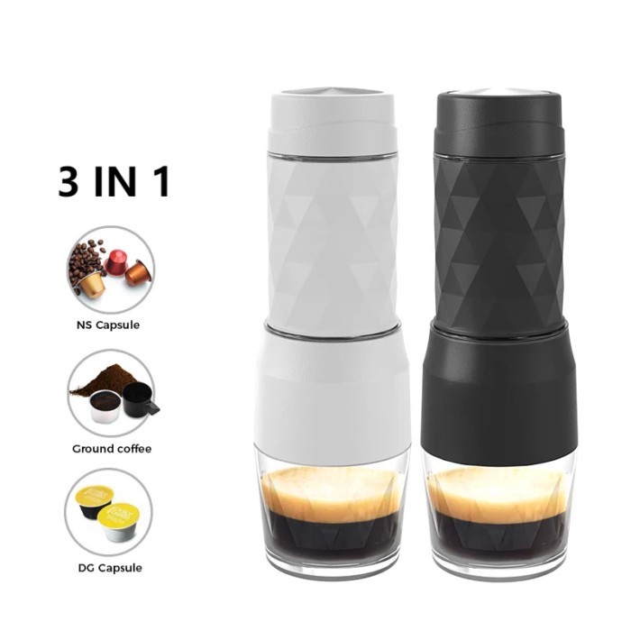120ml 18Bar Portable Manual Coffee Machine 3 In 1 Italian Capsule Coffee Machine Outdoor Travel Han