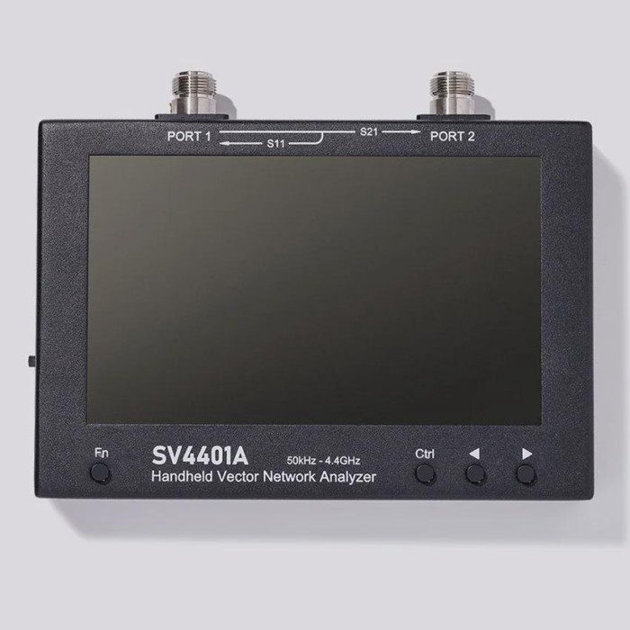 SV4401A 7 inch Touch LCD 50KHz~4.4GHz Vector Network Analyzer HF VHF UHF Antenna Analyzer Upgrade o