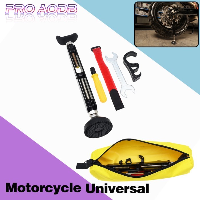 Motorcycle Portable Lift Stand Trail Stand Rear Wheel Emergency Side Stand kickstand For KTM Yamaha