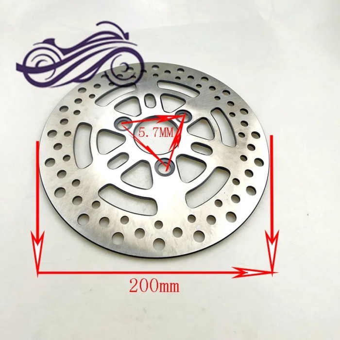 Suitable for Yamaha JOG50 ZR 3KJ 3YK JOG90 JOG100 RS RSZ100 motorcycle modified brake disc 200MM br