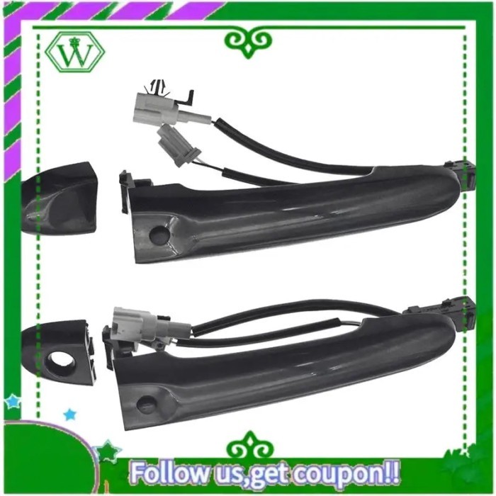 AC34-1Pair Front Door Handle Keyless Entry 82644-1FA5A 80640-1FA5B For Nissan Juke F15 2010-2019 Ca