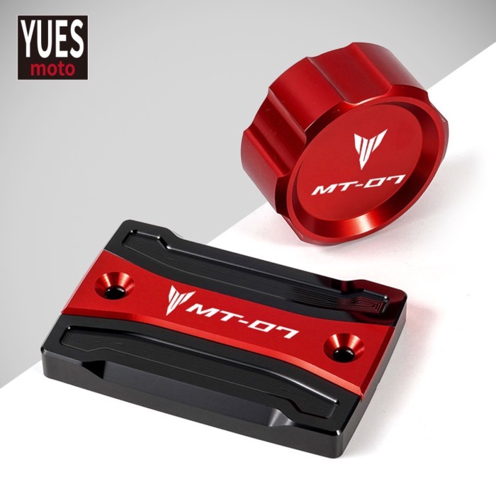 Motorcycle Accessories CNC Rear & Front Brake Fluid Reservoir Cap Cylinder Cove For Yamaha MT07